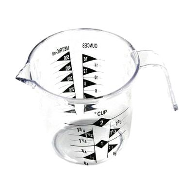 image: 2 cup liquid measurer with bold markings