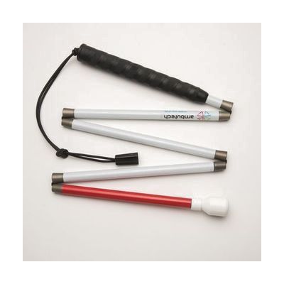 Ambutech Premium Graphite Cane with Marshmallow Tip, Hook Style