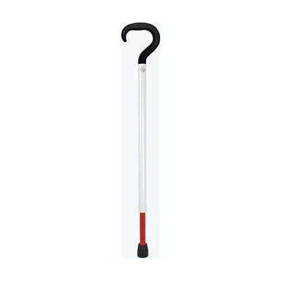 Ambutech White Support Cane Adjusts from 25 to 33 inches Classic Handle (CC3020R)