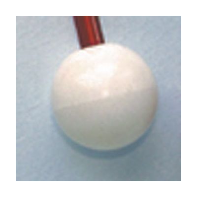 Ambutech White Ball Cane Tip, Slip-On Style