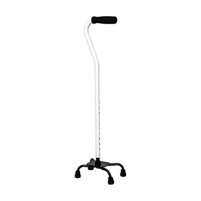 Image: quad cane, all white