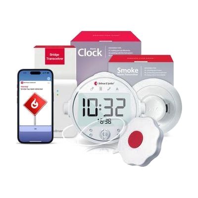 Smoke/Fire Monitoring System with Bluetooth Bridge and Alarm Clock