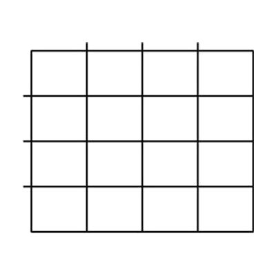 Tactile Punnette Squares 16