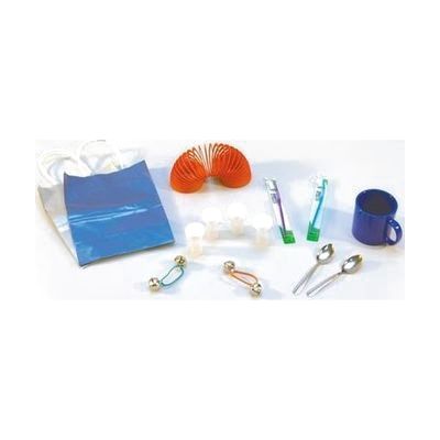 Accessory Pack 1 containing various items including a mug and tooth brush
