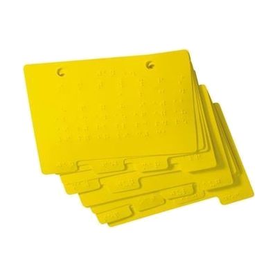 Braille Datebook Calendar Tabs