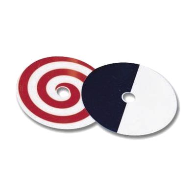 Both sides of Cross-Spiral Overlay from Fine Motor Development Materials kit