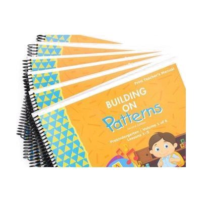BOP Pre K Teacher Kit Teachers Manual Vol 1-6 stack