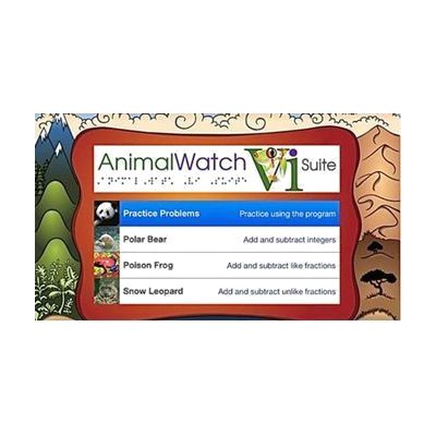 Animal Watch home screen