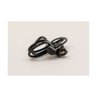 The PageBlaster Power Cord wrapped up. In focus are the plug and connector for the power cord.