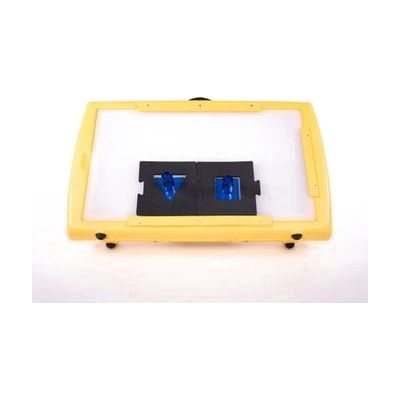 Front view of Light Box with Bright Shapes Knob Puzzle pieces
