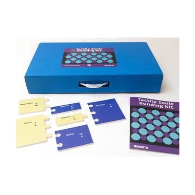 The subunits and guidebook arranged in front of the kit's box.