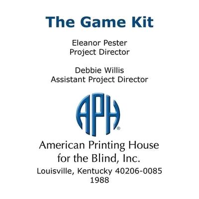 Game Kit: Print Booklet of Suggested Uses