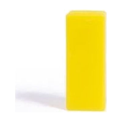 Giant Textured Beads striped yellow rectangle