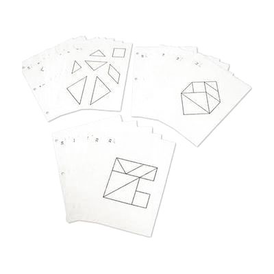 Tactile Tangrams Solution cards