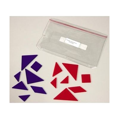 Tactile Tangrams plexiglass shapes
