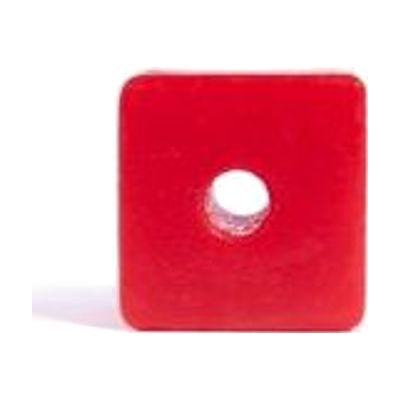 Giant Textured Beads grid red cube top