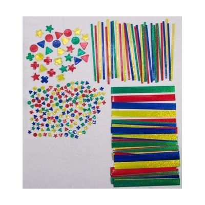 The components of the Spinner Overlay Sticker set arrayed on a white background.