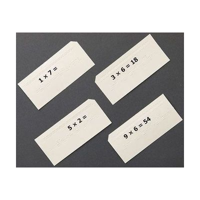 Math Drill Cards: Multiplication Facts (UEB)