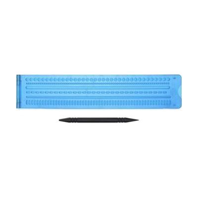Tactile Graphic Line Slate and Stylus