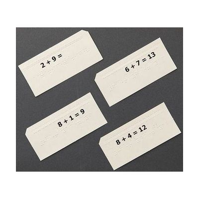 Math Drill Cards: Addition Facts UEB