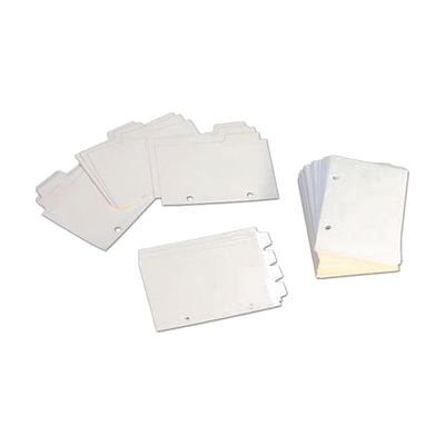 Braille Datebook Filler Paper Tabs
