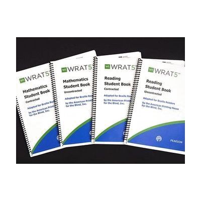 WRAT5: Wide Range Achievement Test 5, Student Books, Braille (UEB and Nemeth)