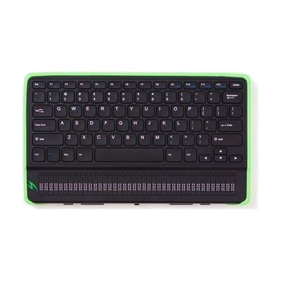 Top view of Mantis Q40 in green TPU case.
