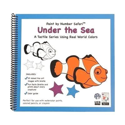 Spiral bound Paint by Number Safari: Under the Sea UEB