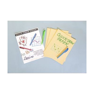 Quick Draw paper with user guide and two markers.