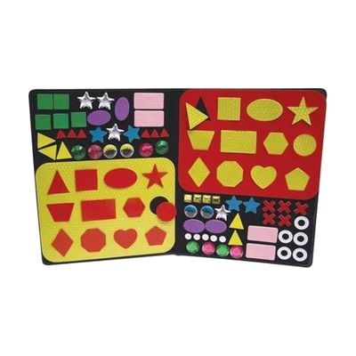 Picture Maker Geometric Textured Shapes kit components