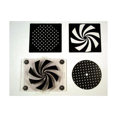 Top view of Plexiglas Spinner and Spinner patterns