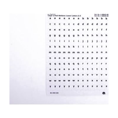 Feel 'n Peel braille-print Alphabet Letters