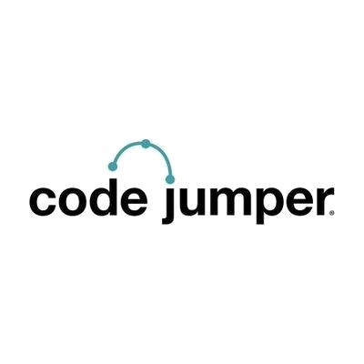 Code Jumper Logo in large lowercase letters followed by a registered trademark.