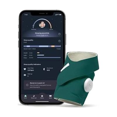 Owlet Dream Sock | Smart Baby Monitor | Deep Sea Green