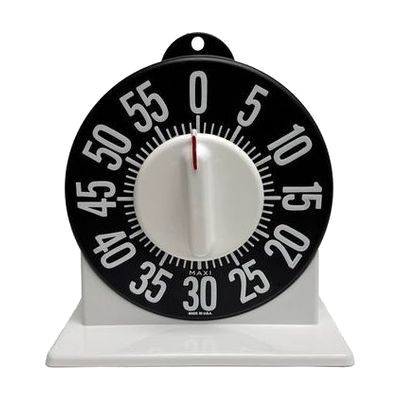 Tactile Low Vision Timer With Stand - Black Dial
