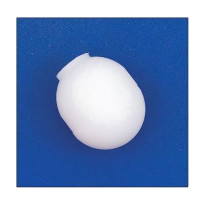 Mushroom Cane Tip- Non-Rolling Without Stem - 1-2 inch -White