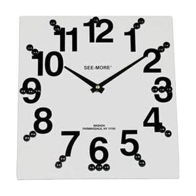 Giant-View Clock 10 x 10 in - Tactile