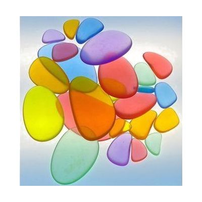 Coloured Acrylic Pebbles