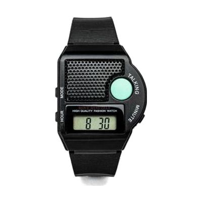 Front Button, Front Speaker Spanish Talking Watch