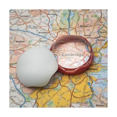 1.7X COIL Visual Tracking Magnifier, 2" Round Blue Frame