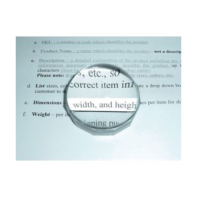 1.7X COIL Visual Tracking Magnifier, 2" Round Clear Frame