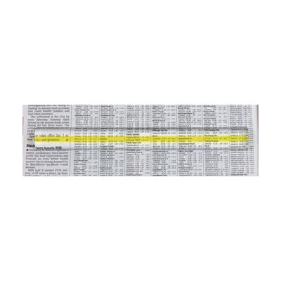 2X 1" x 6" Bar Magnifier, Clear w/ Yellow Highlight Line