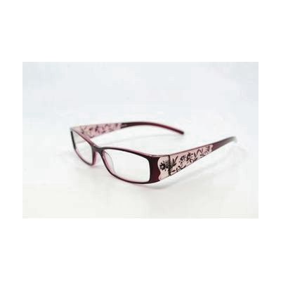 Women's Red Laser Cut Designer Readers