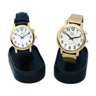 Ladies Gold ila 1 Button Talking Watch with Choice of Voice