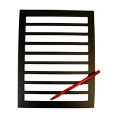 Plastic Letter Writing Guide, 9 Slots