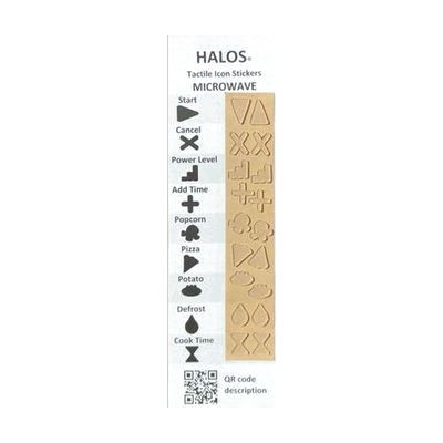 image: Halos clear microwave stickers or overlays