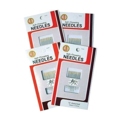 Self Threading Sewing Machine Needles # 80 (5pk)