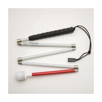 Ambutech Premium Graphite Cane with Marshmallow Roller Tip, Hook Style