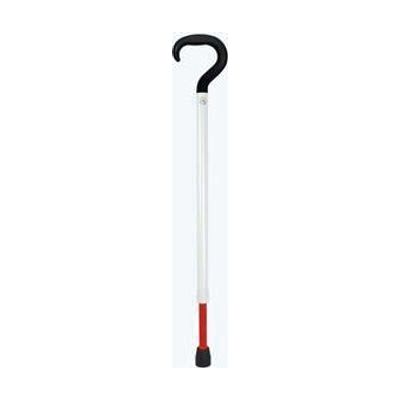 AmbuTech White Support Cane Adjusts from 33 to 41 inches Classic Handle  (CC2020R)