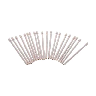 Pack of white straws fanned out.